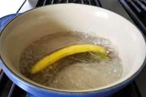 banana peel off